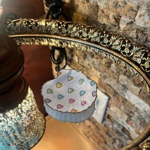 Roller Rabbit Disco Heart Seashell Ring Dish